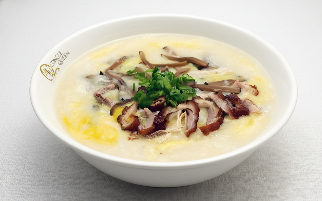 A11. Shredded Chicken and Duck with Egg Congee (S)