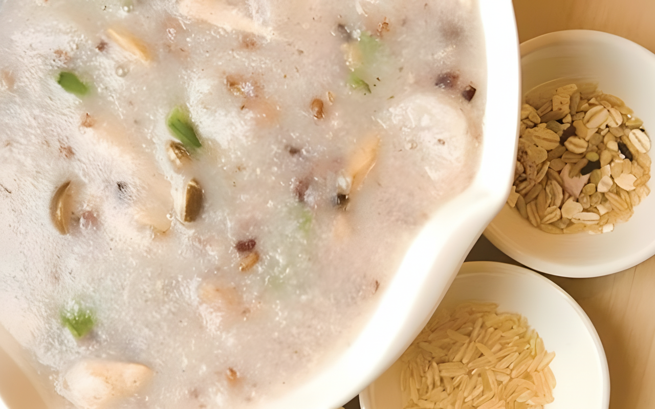 A4. Assorted Fungus and Six-Grains Congee (S)