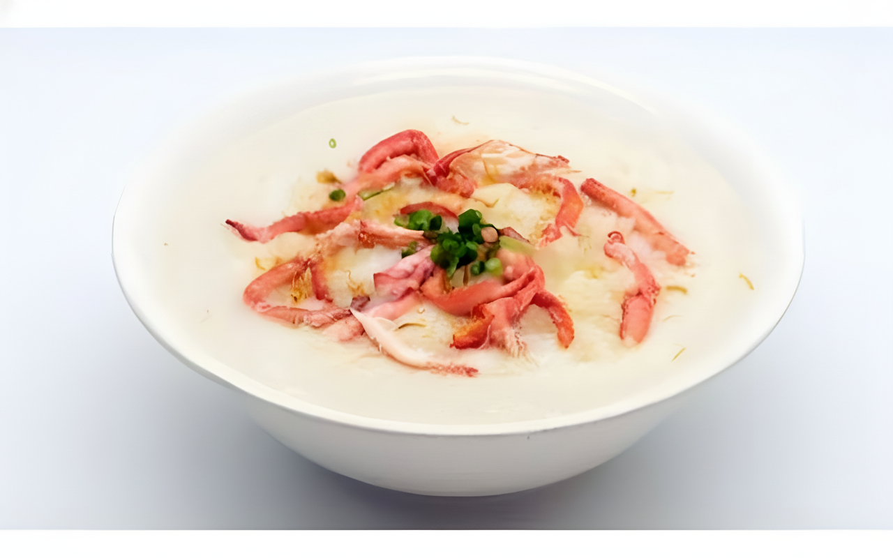 A8. Crabmeat, Egg White and Fish Maw Congee (S)