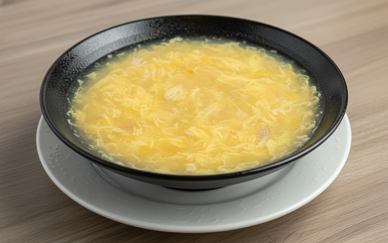 D7. Minced Chicken with Corn Thick Soup