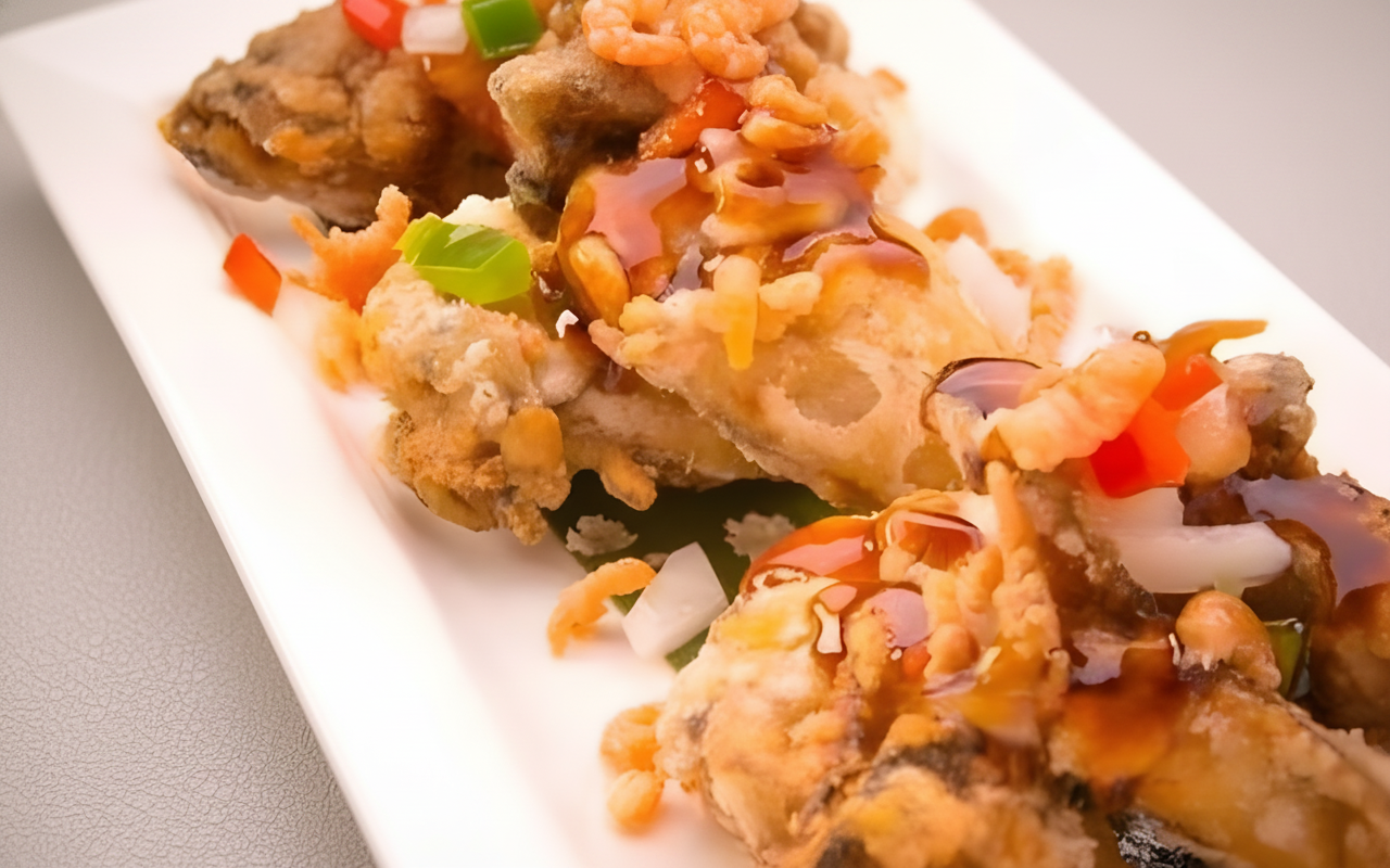 K3. Fried Oyster with Belachan Sauce