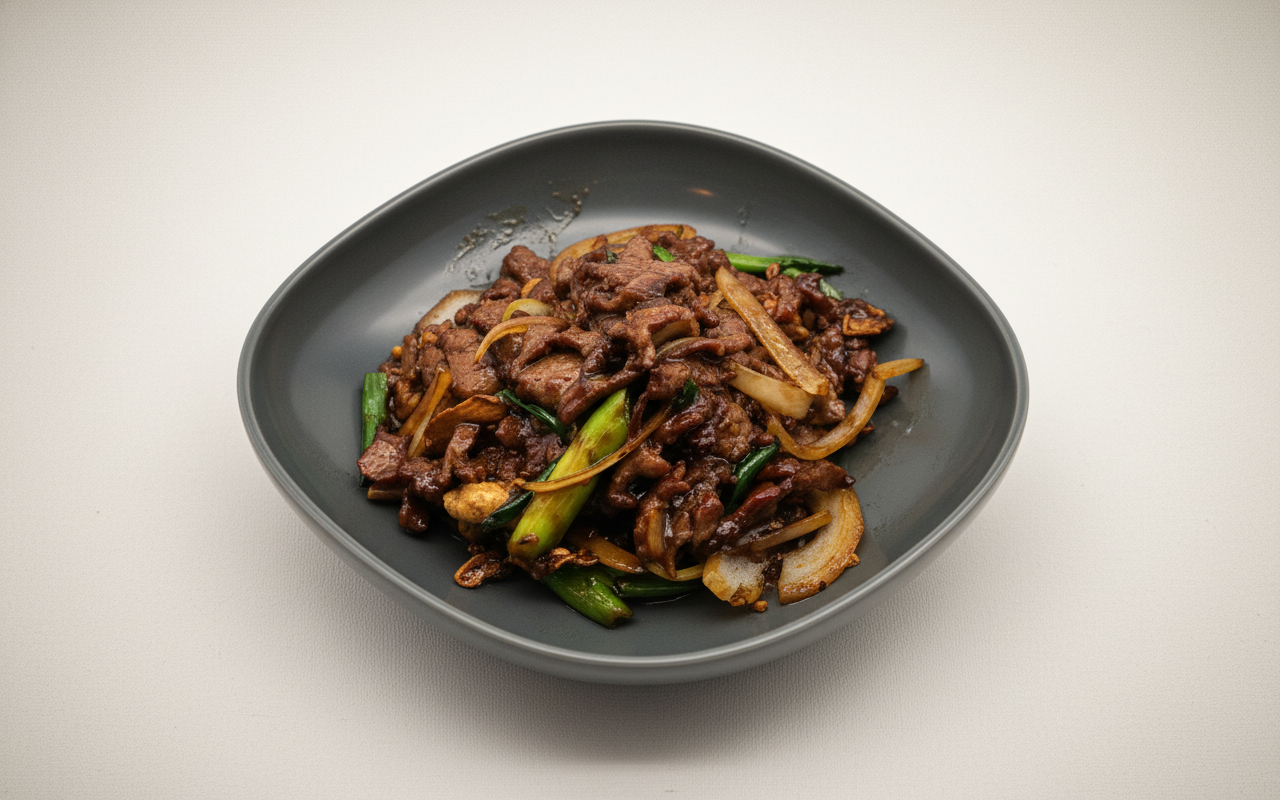 K31. Stir Fried Beef with Ginger and Onion